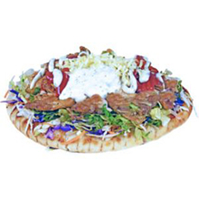 Open souvlaki